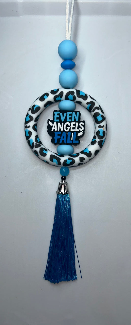 Even Angels Fall Car Charm