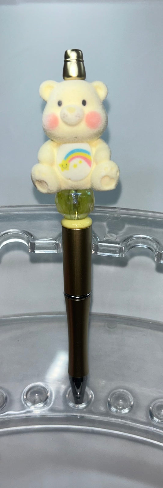 Yellow CareBear Gold Pen