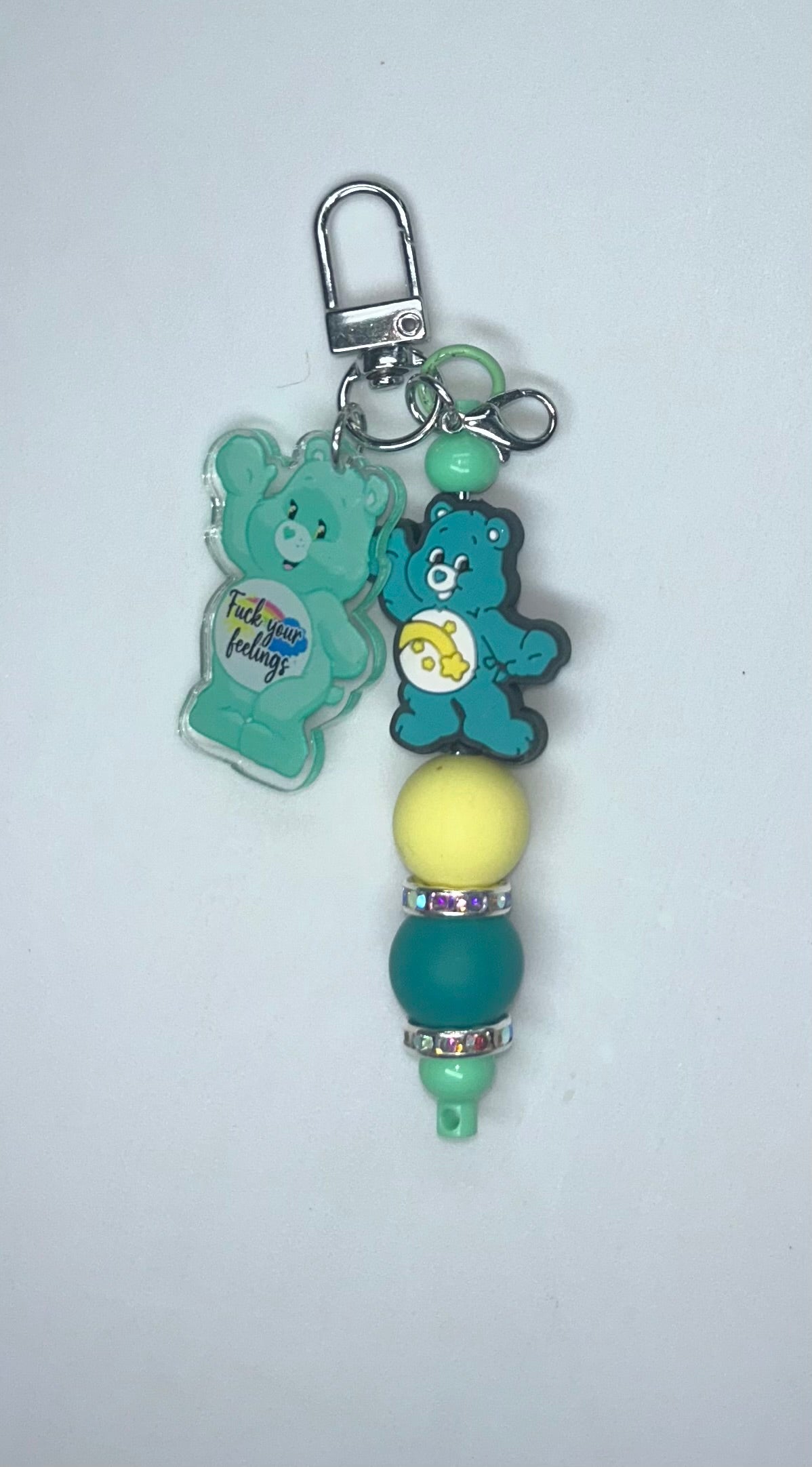F!@# Your Feelings Swear Bear Key Chain