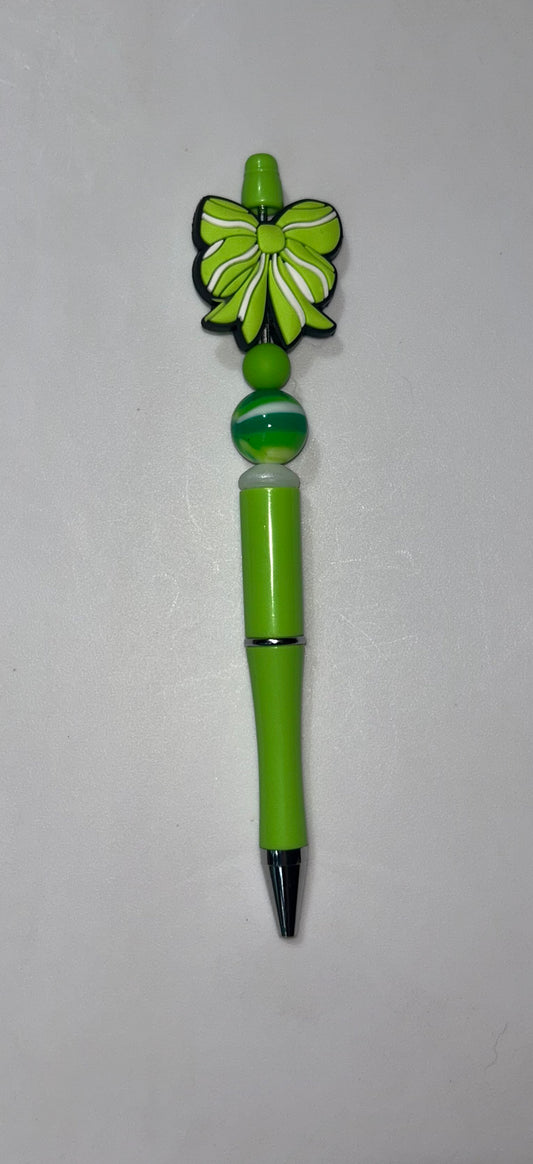 Green Bow Green Pen
