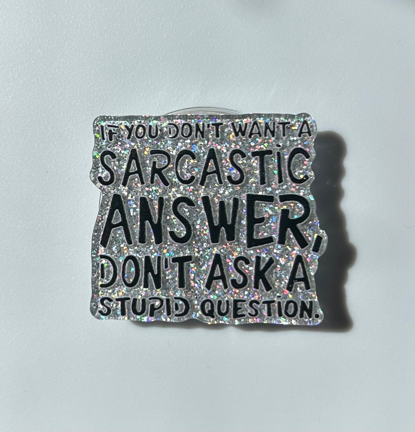 Sarcastic Answer Pop Socket
