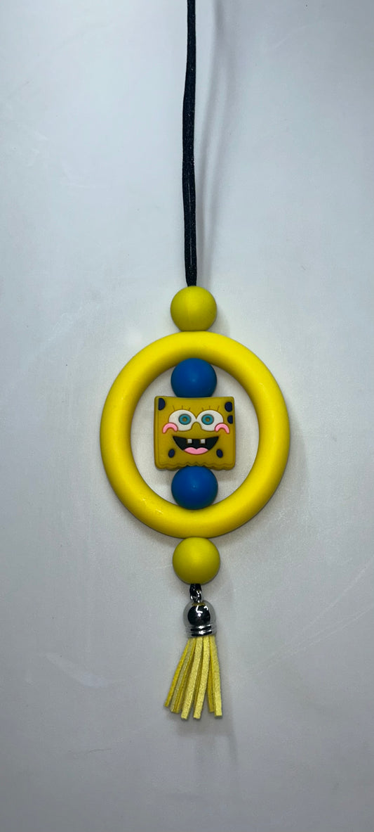 Sponge Bob Yellow Car Charm