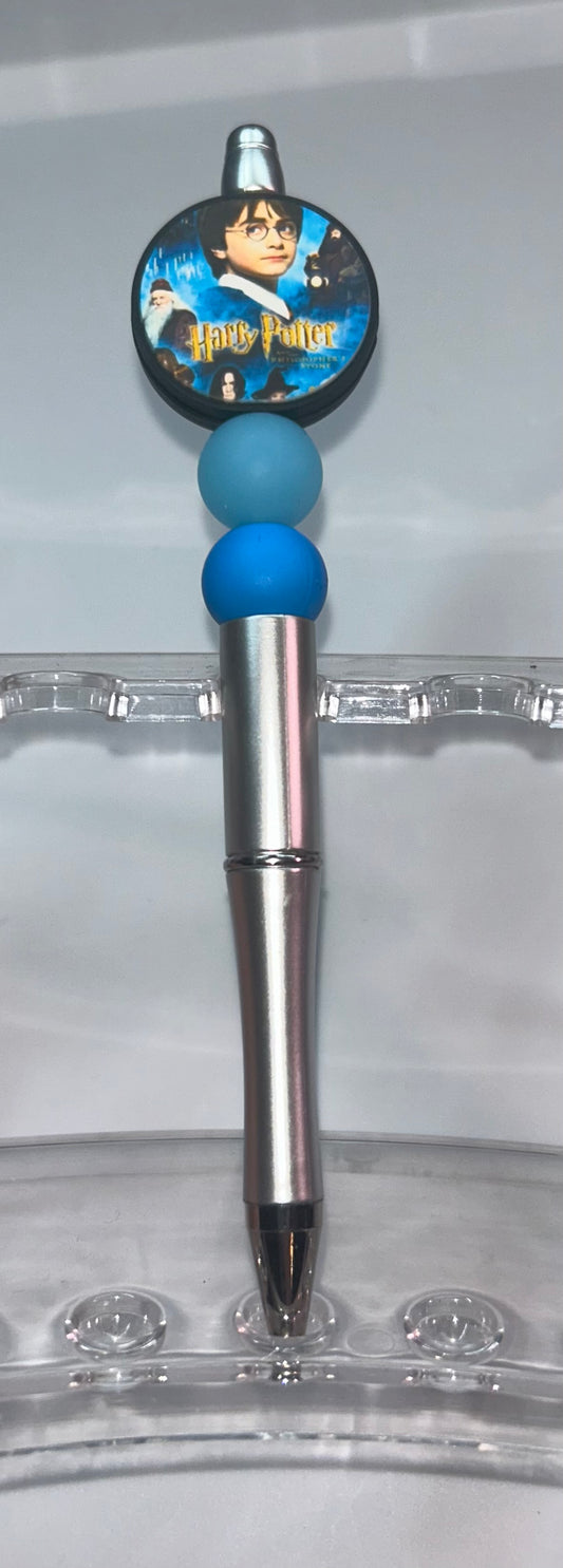 Harry Potter Round Silver Pen