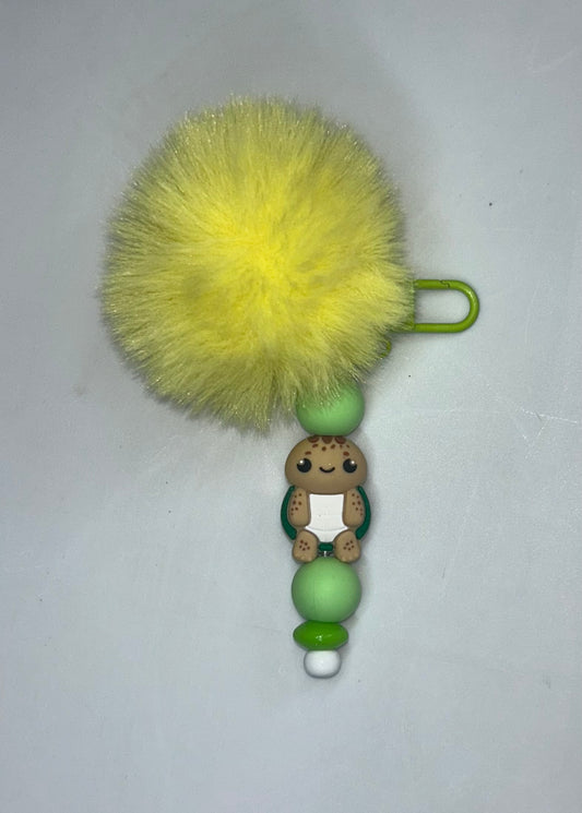 Turtle Yellow Key Chain