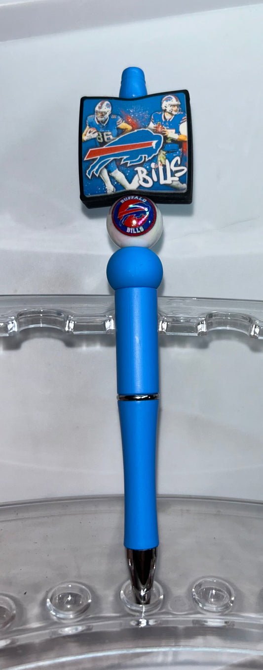 Buffalo Bills Square Blue Pen
