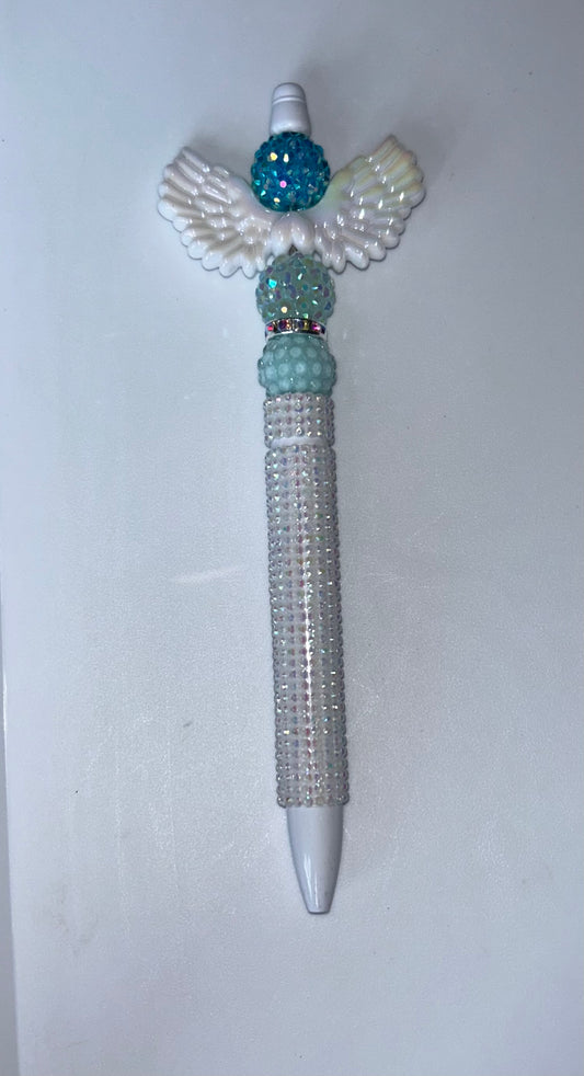 White Wings White Bling Pen