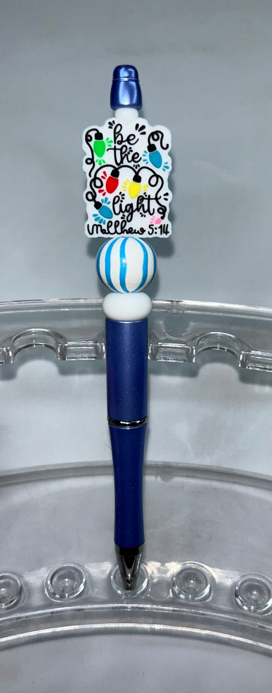 Be The Light Blue Pen