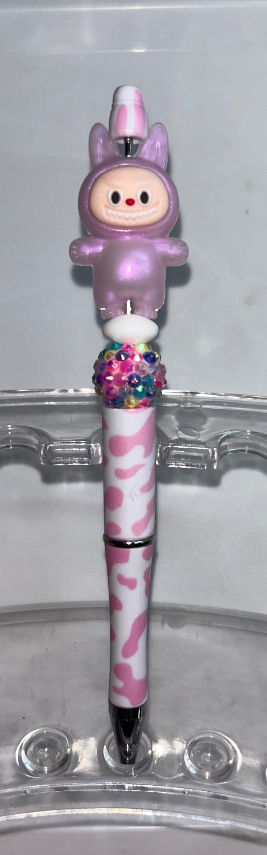 Pink Labubu Pink Splotchy Pen