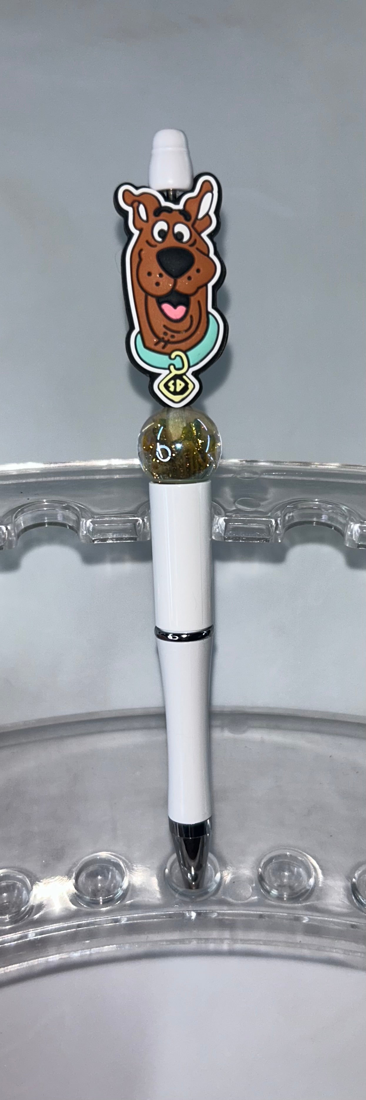 Scooby Head White Pen