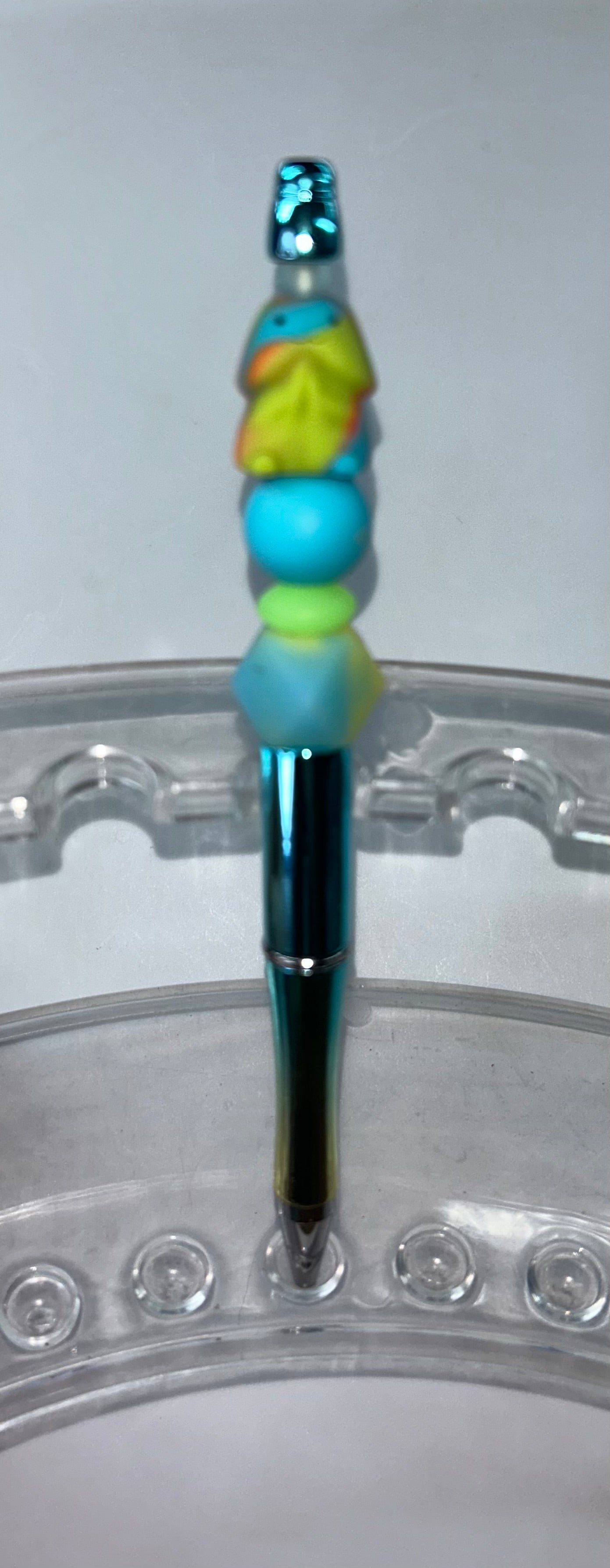Rainbow Richard Shiny Blue Pen