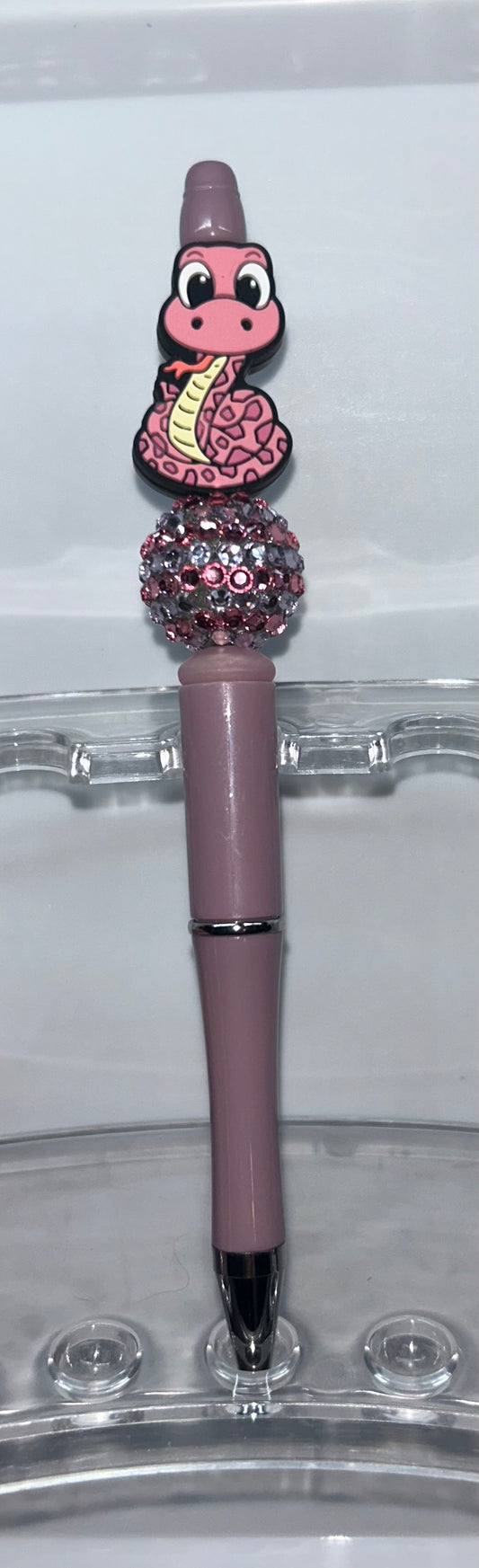 Pink Snake Rose Pen