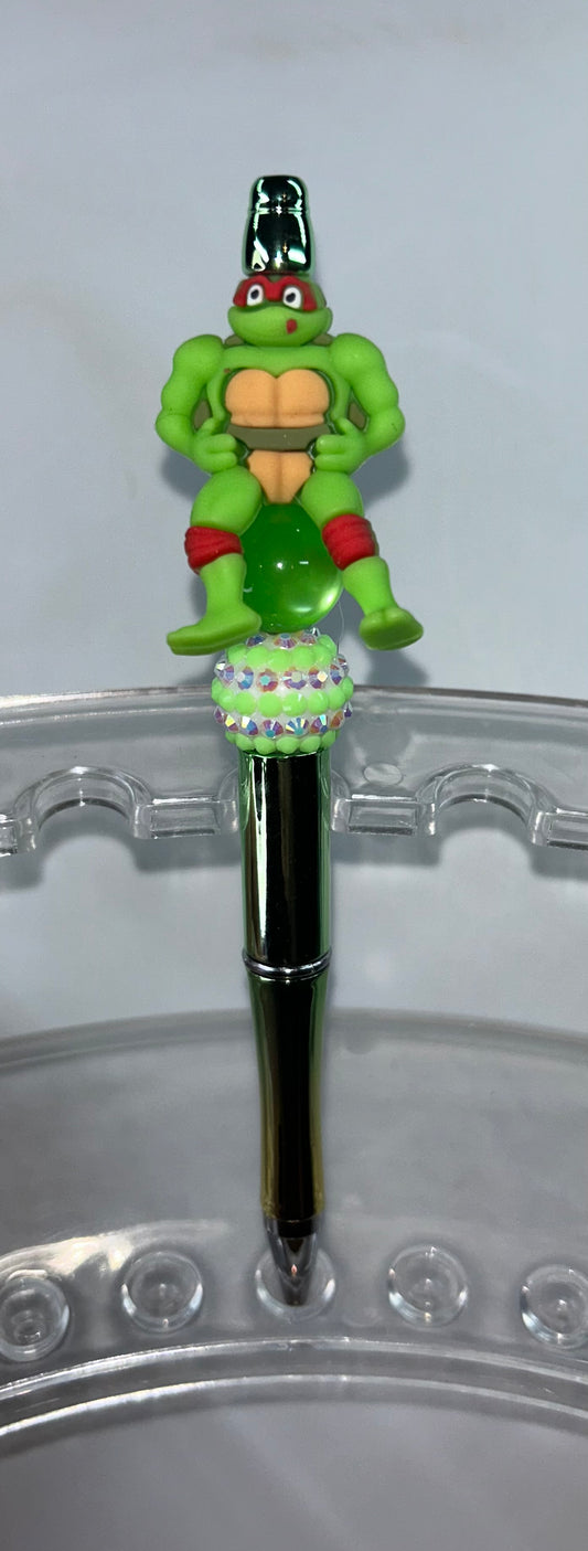 Raphel Ninja Turtle Shiny Green Pen