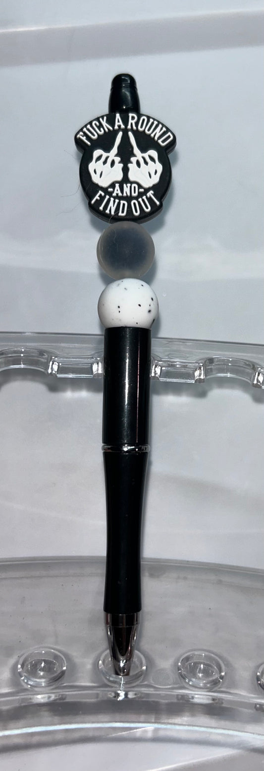 FAFO Black Pen