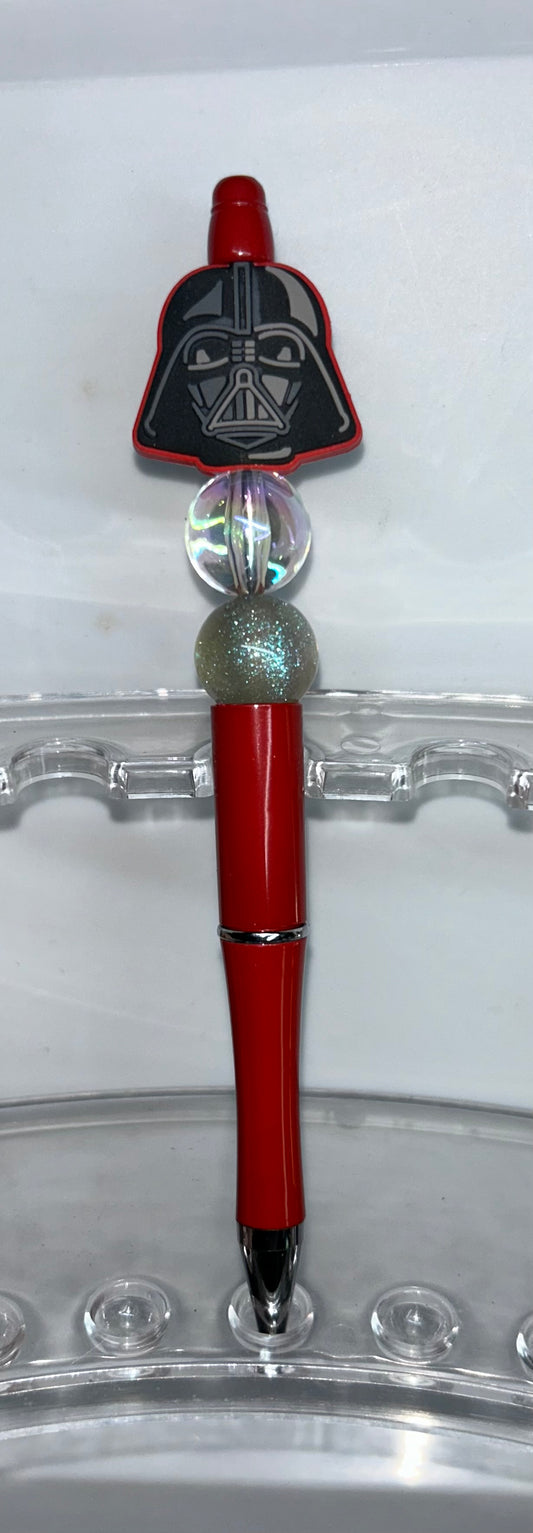 Darth Vader Head Red Pen