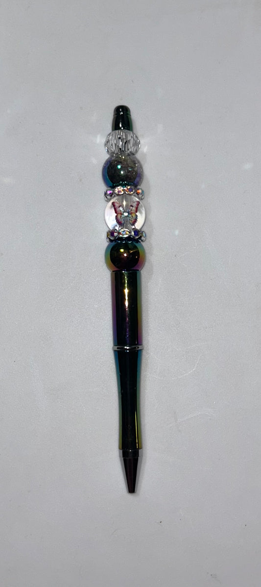 Butterfly Bling Metallic Pen
