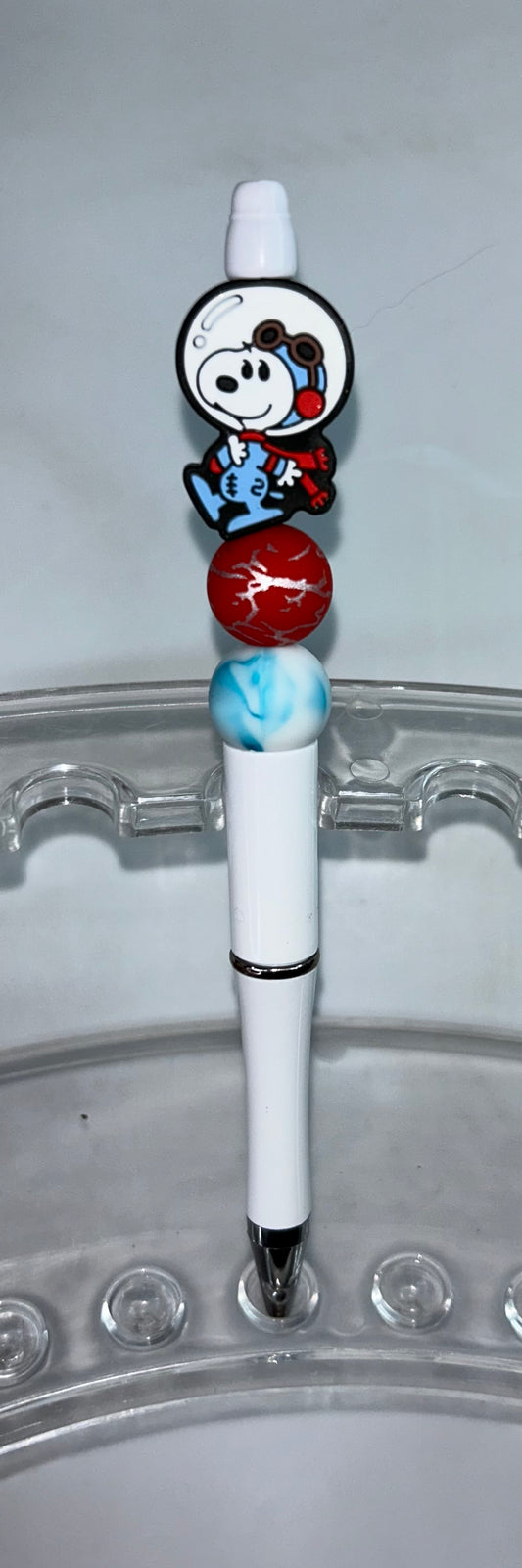 Space Snoopy White Pen