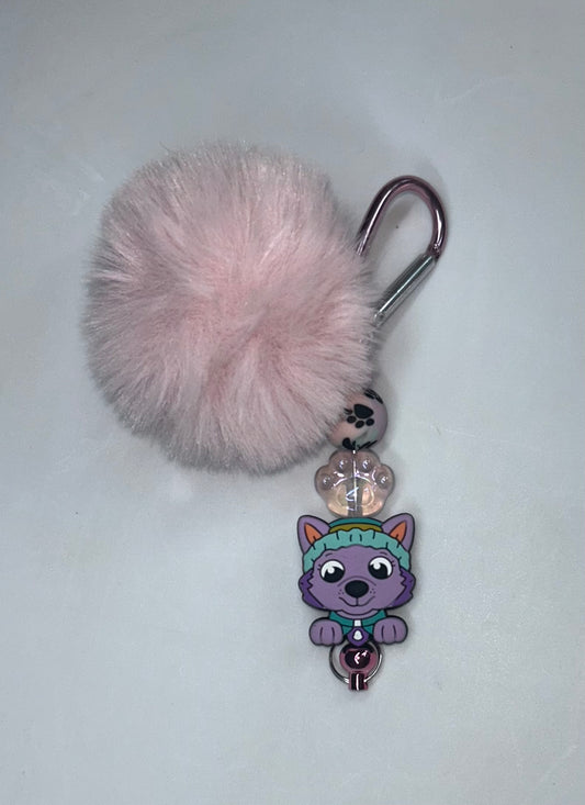 Paw Patrol Everest Pink Key Chain