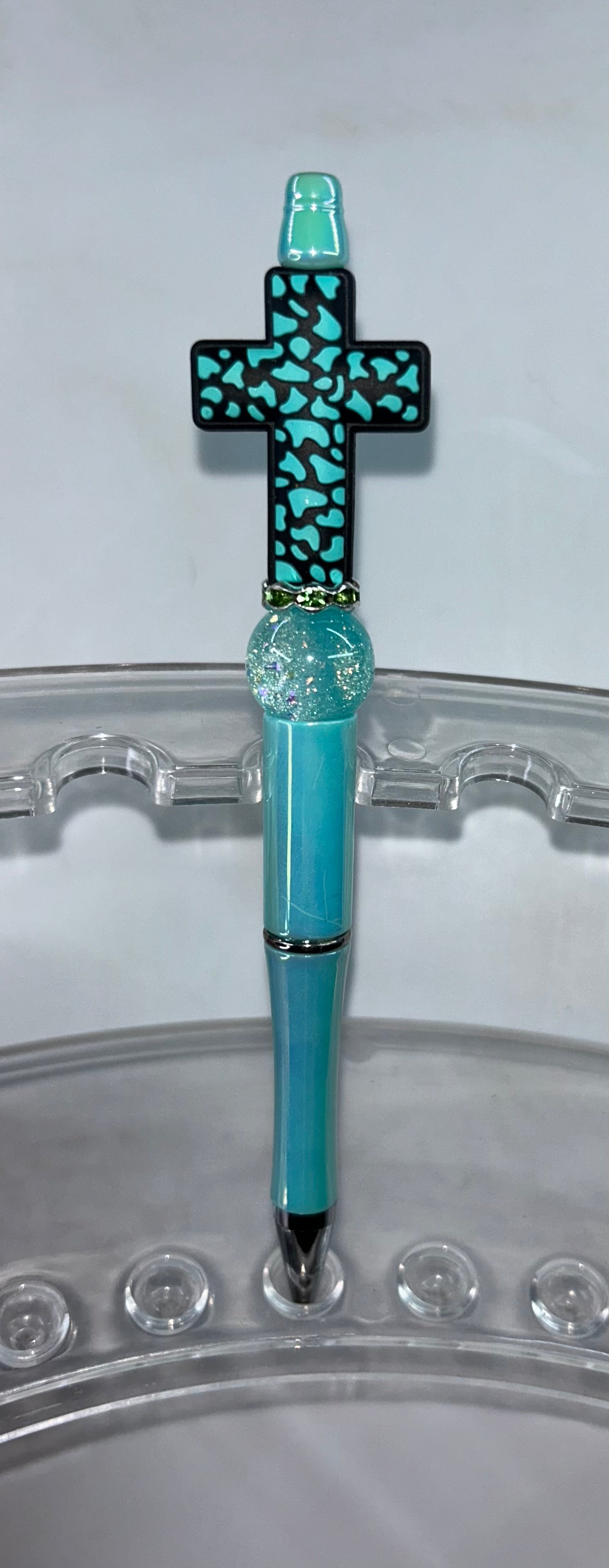 Teal Cross Teal Pen