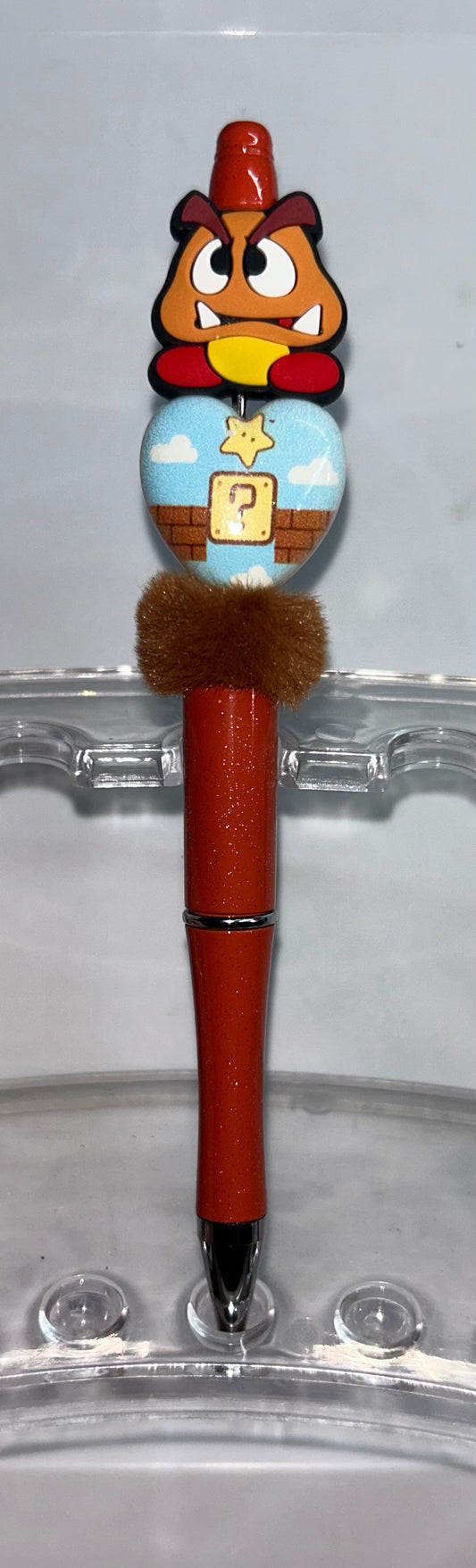 Mario Mushroom Orange Pen