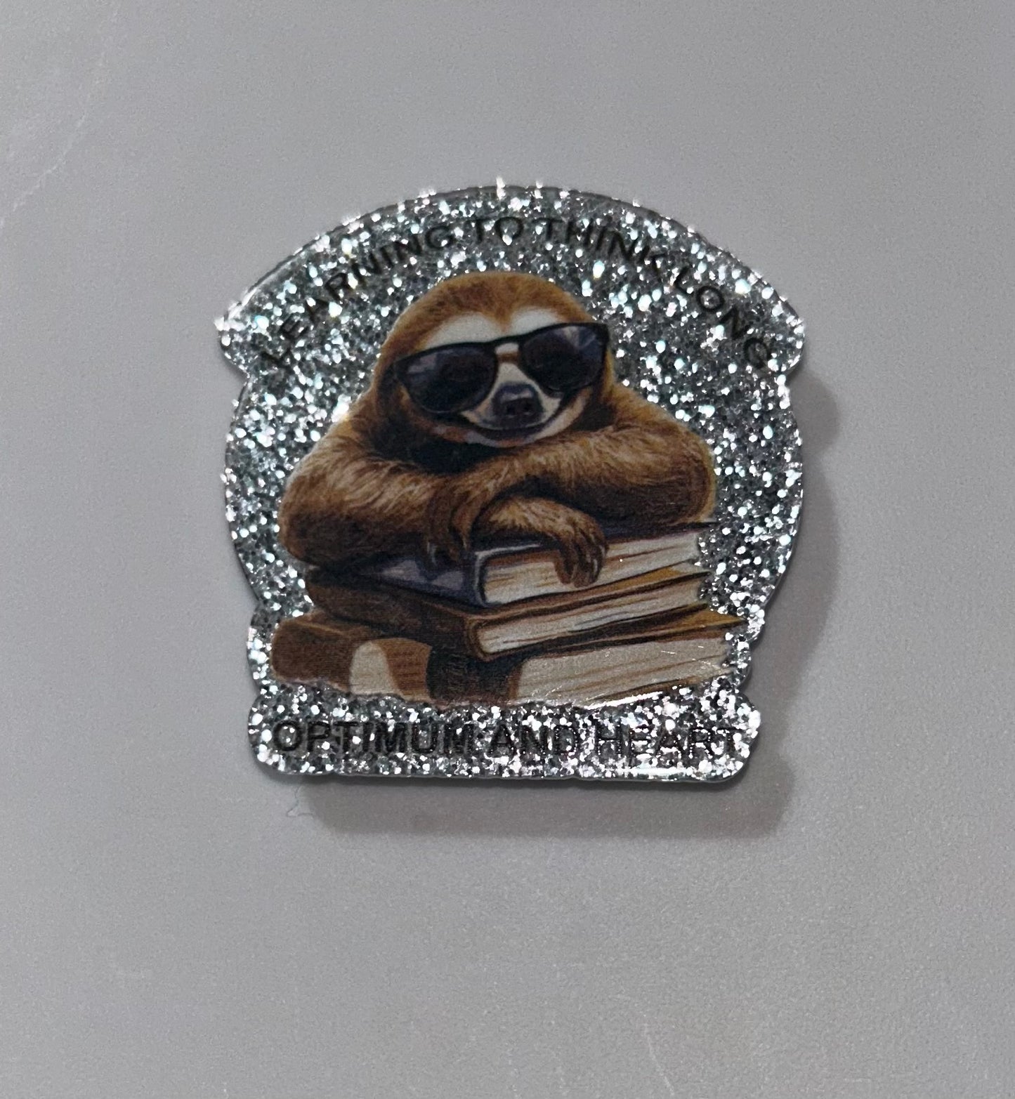 Sloth Books Pop Socket