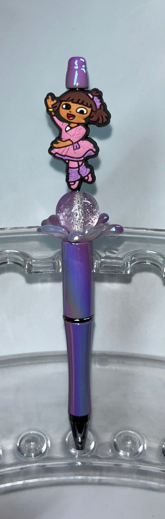 Dora Pearl Purple Pen