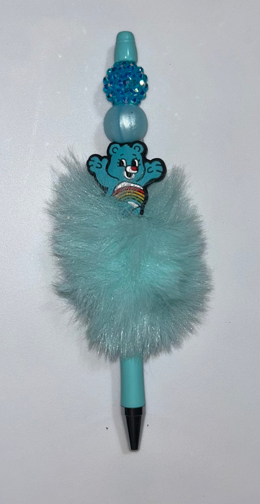 Blue CareBear Pompom