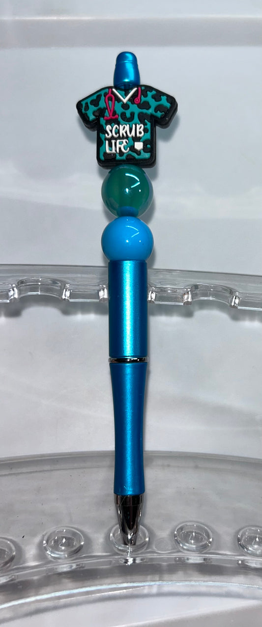 Scrub Life Blue Pen