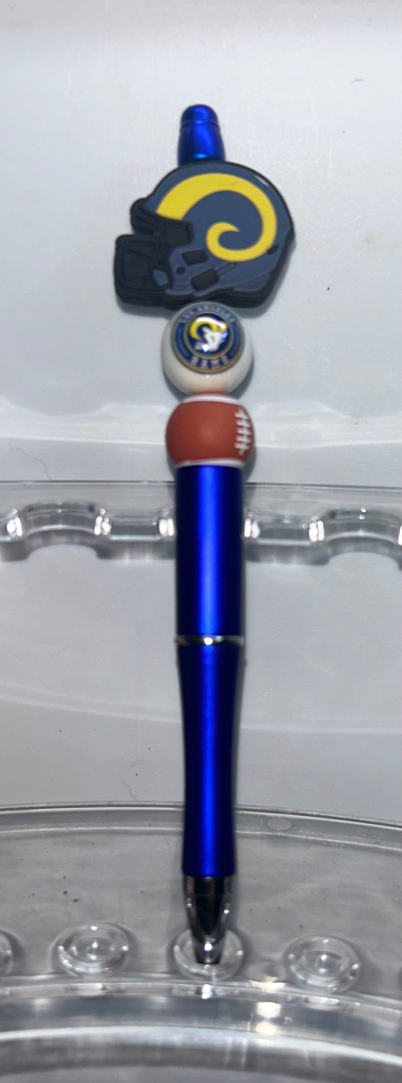 Los Angeles Rams Helmet Blue Pen