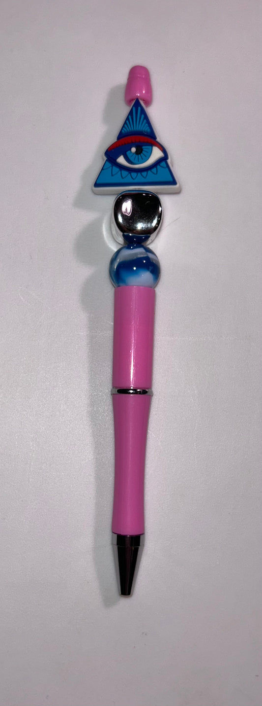 Eye Triangle Pink Pen