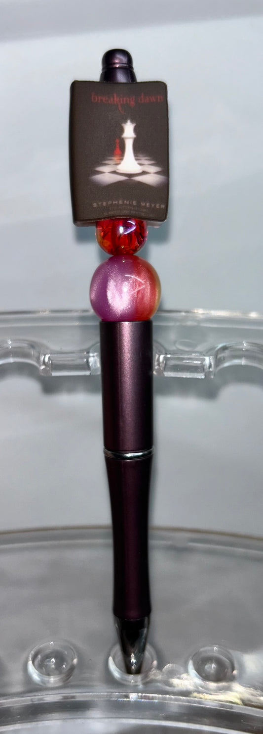 Breaking Dawn Book Plum Pen