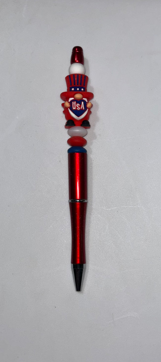 Patriotic Gnome Red Pen