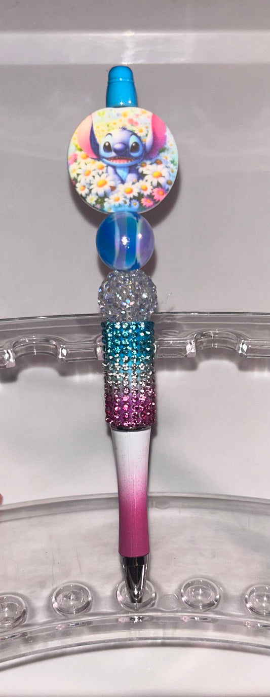 Round Stitch Pink Ombre Pink Pen