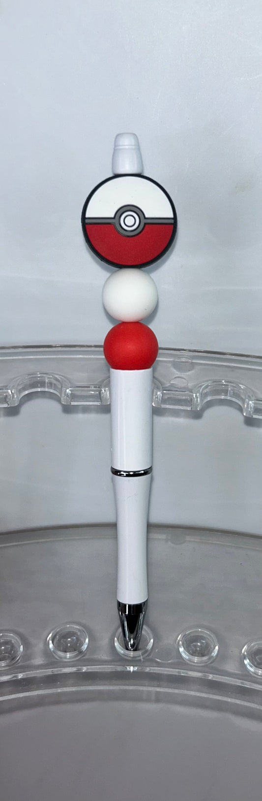 Poke' Ball White Pen