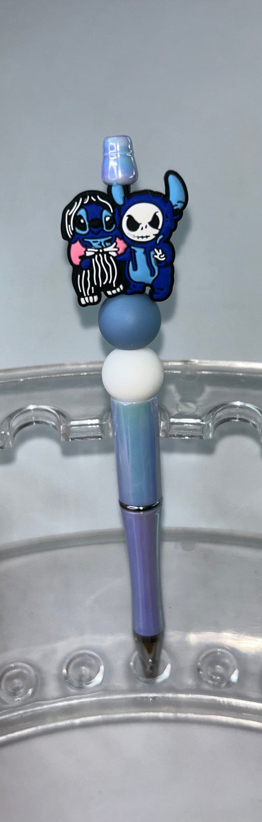 Stitch & Jack Pearl Blue Pen