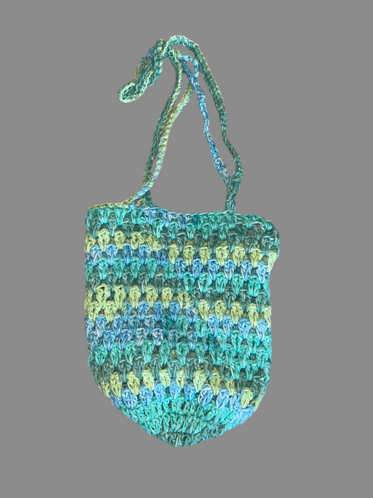 Crocheted plant hangers