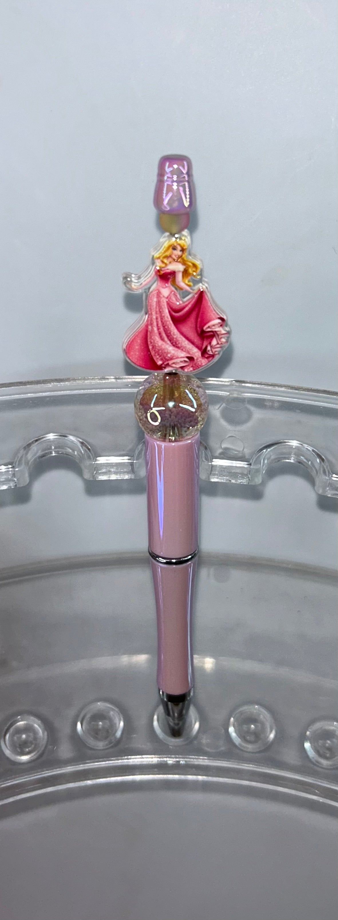 Aurora Acrylic Light Pearl Pink Pen