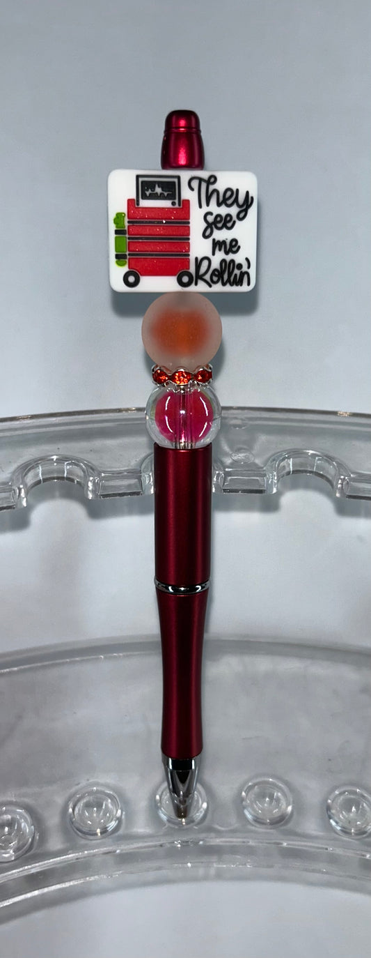 They See Me Rollin' Red Pen