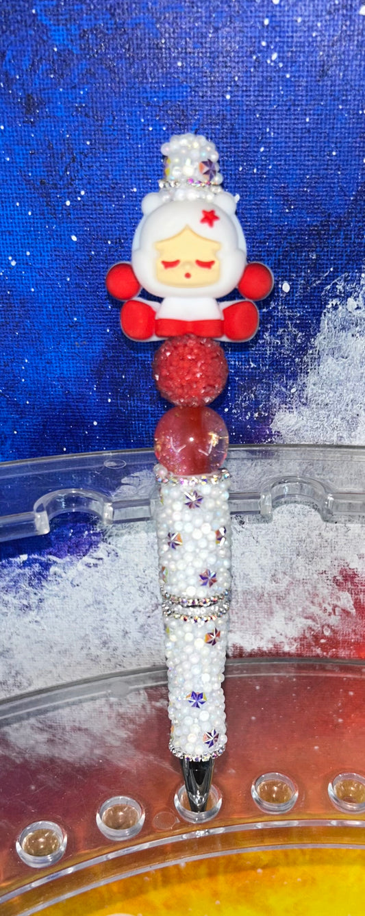 Skull Panda White Specialty Pen