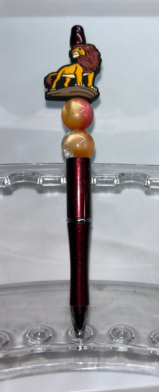 Mufasa Burgandy Pen