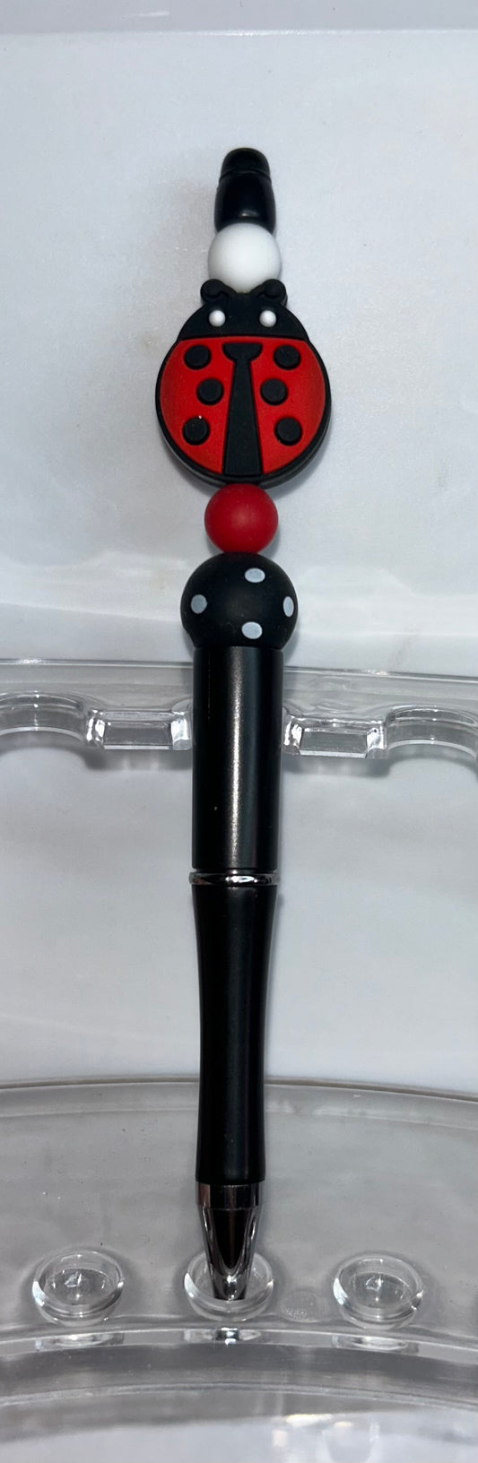 Lady Bug Black Pen