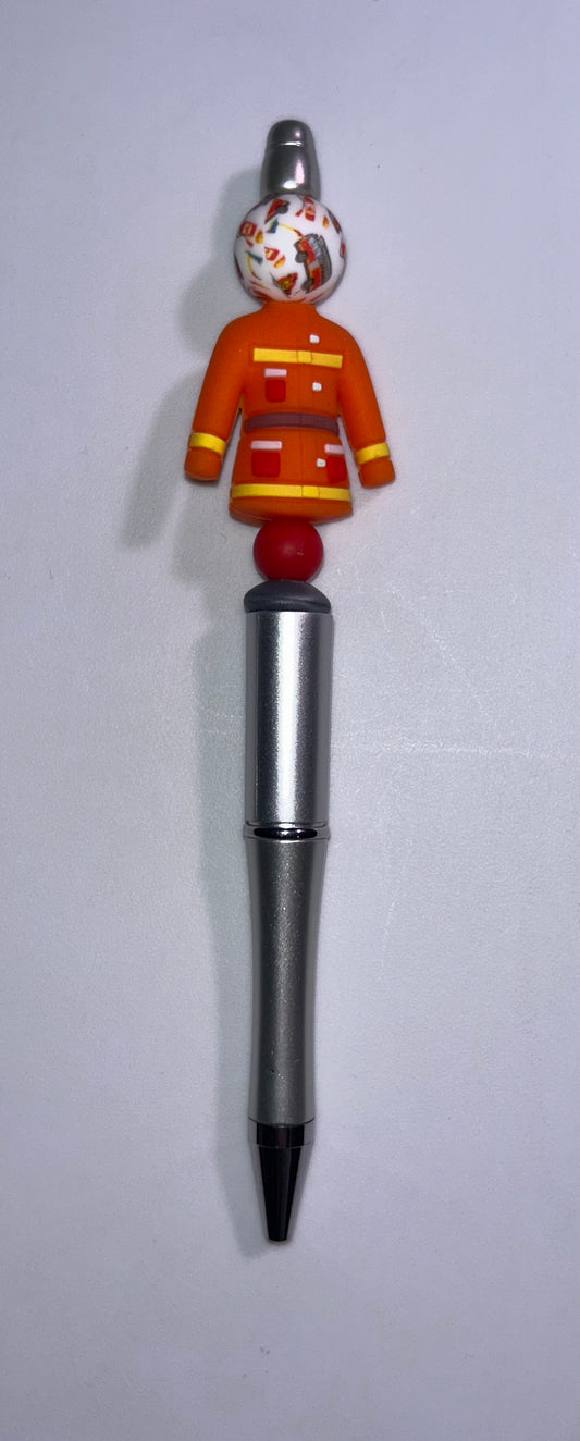 Fire Fighter Jacket Silver Pen