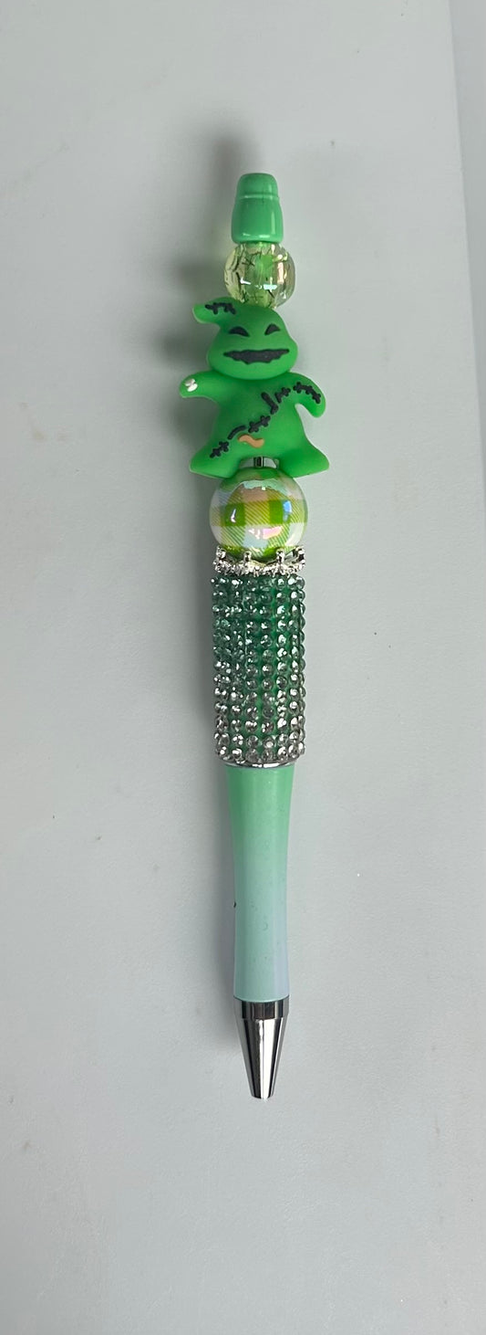 Oogie Boogie Green Bling Pen