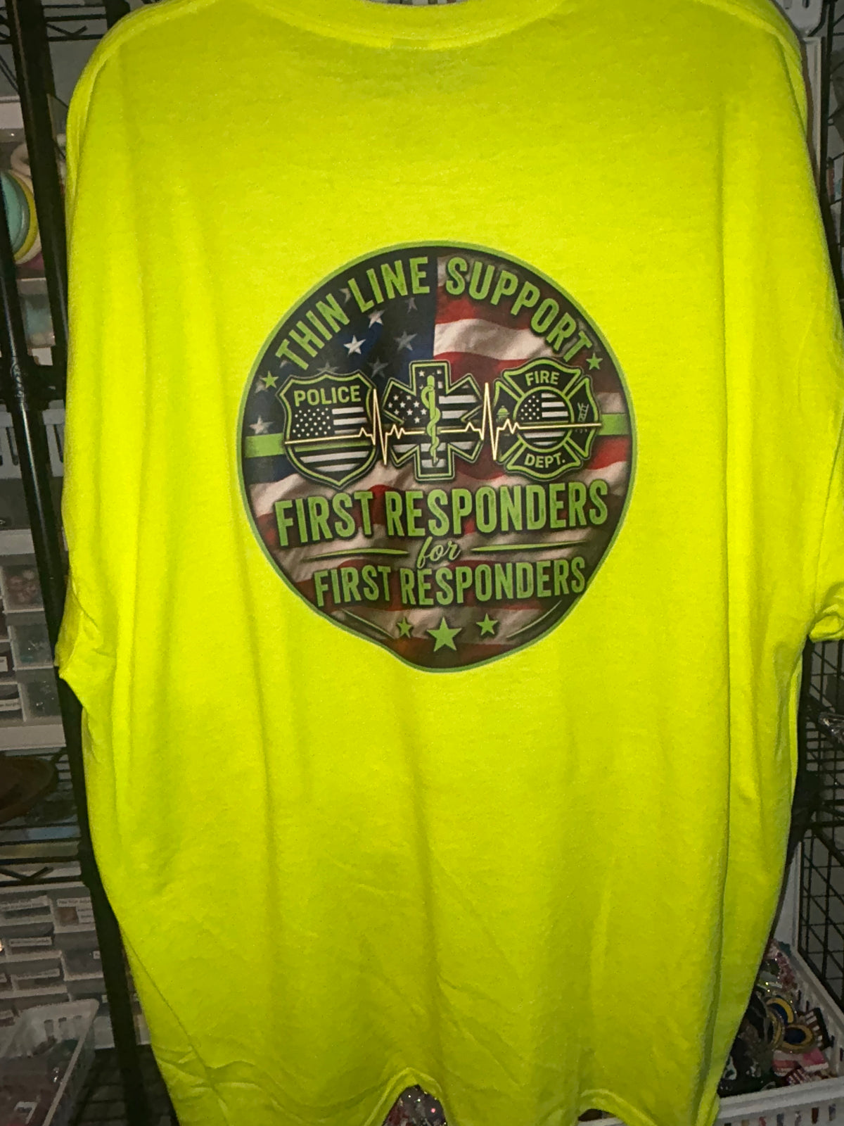 Thin Line Support Custom Shirt