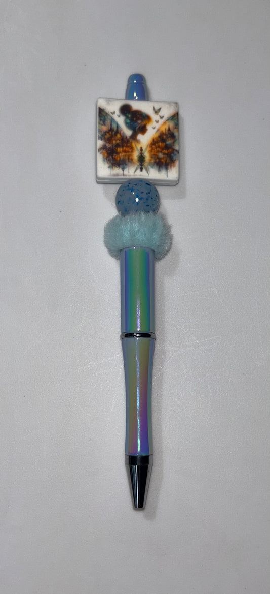 Tinker Bell Butterfly Shiny Ombre Pen