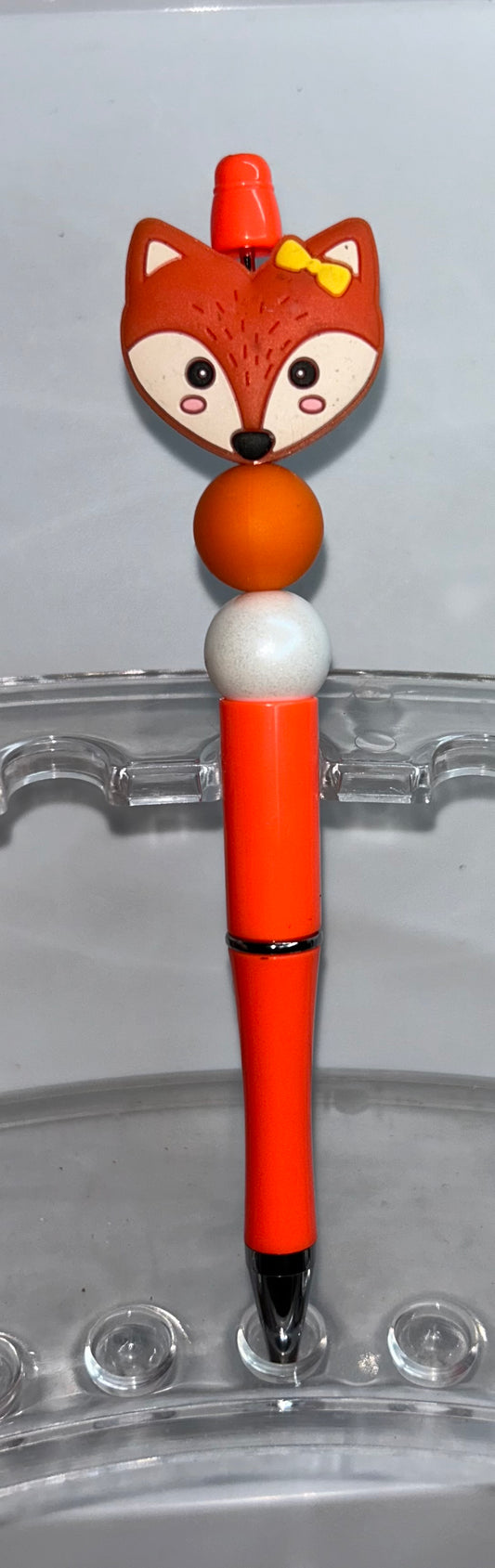 Fox Head Orange Pen