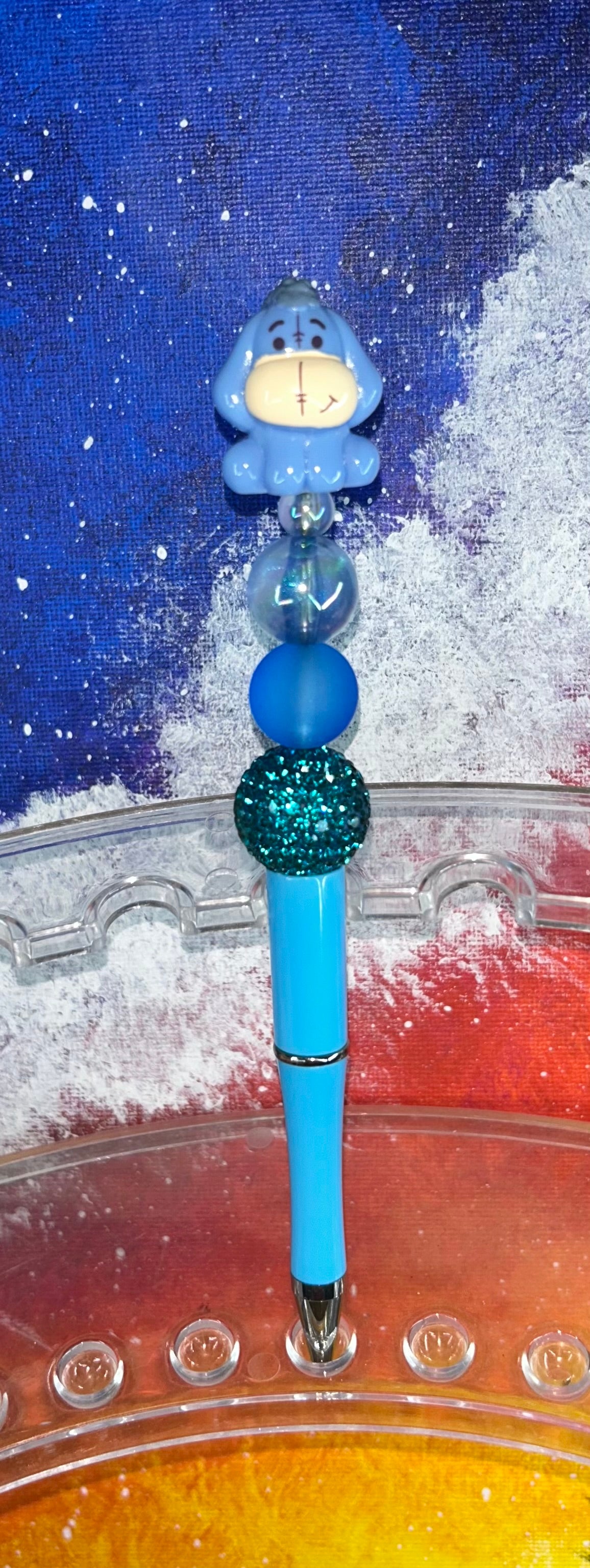 Eeyore Small Doorable Blue Pen
