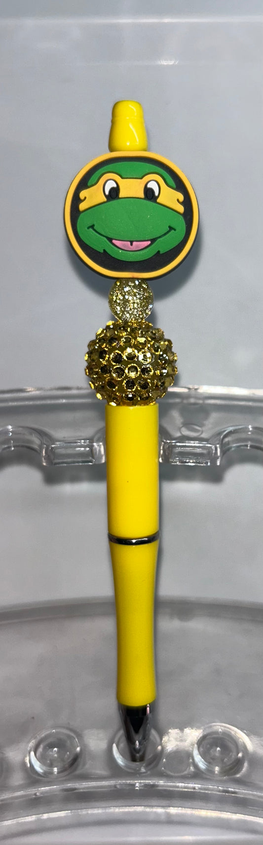 Michelangelo Mutant Turtle Head Yellow Pen