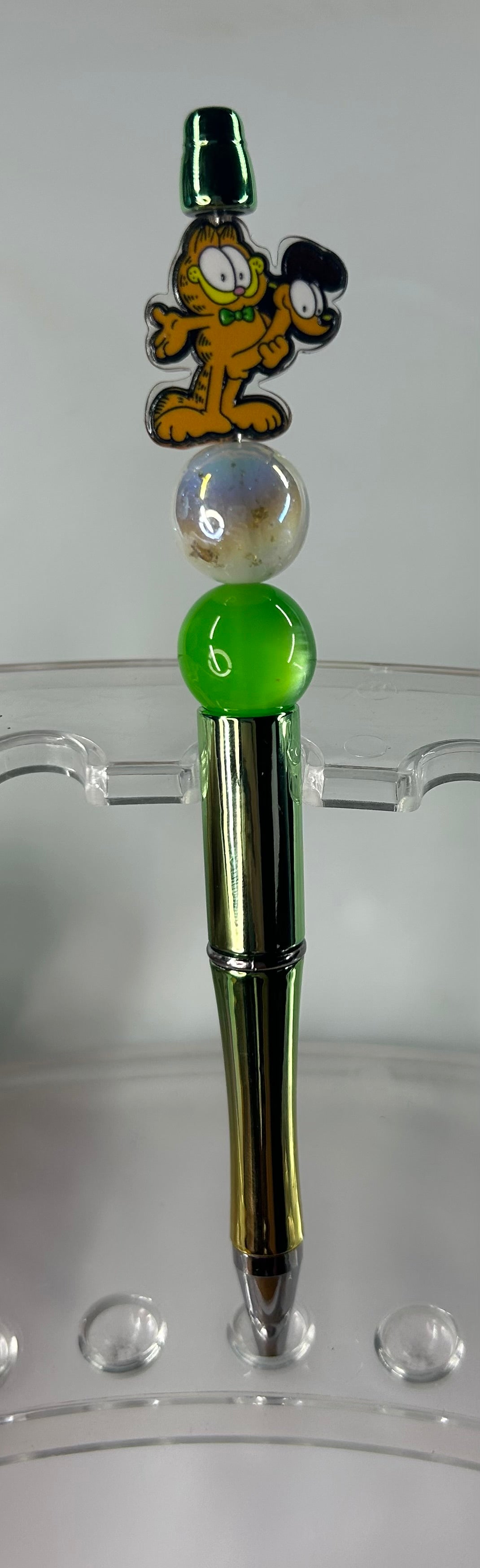 Garfield Acrylic Shiny Green Pen