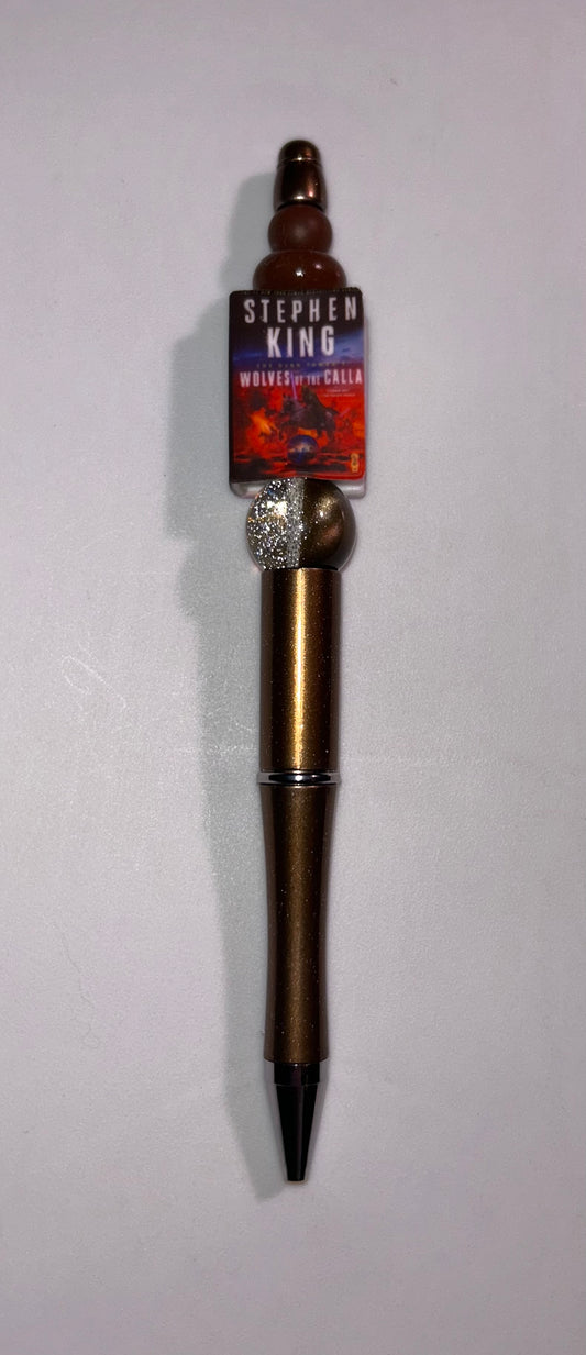 Steven King Brown Book Pen