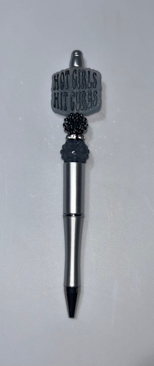 Hot Girls Hit Curbs Silver Pen